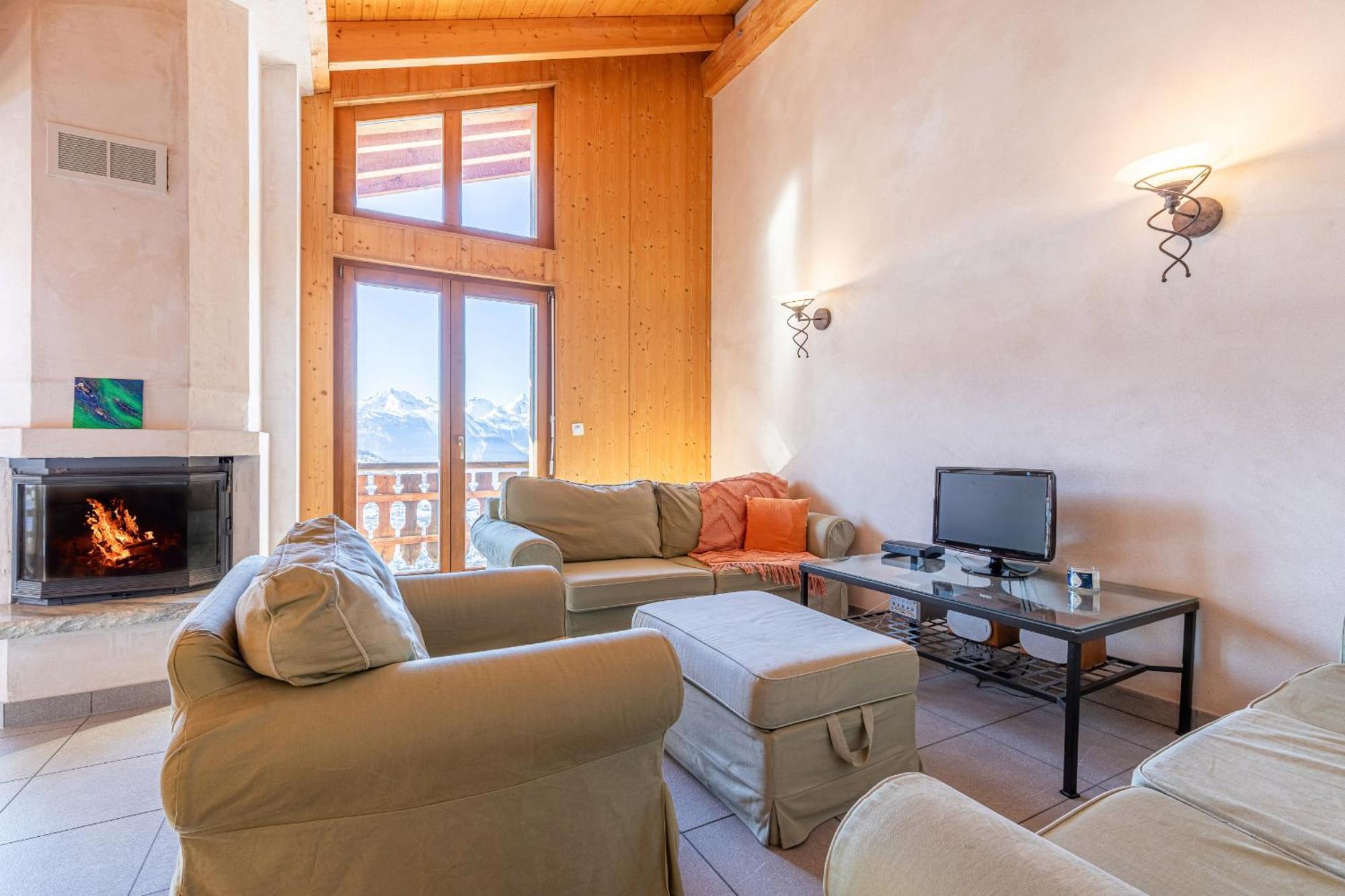 Balcons Du Soleil Sunny & Mountain Apartments By Alpvision Residences Veysonnaz Εξωτερικό φωτογραφία